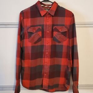 Vans Red/Black Small Flannel Shirt